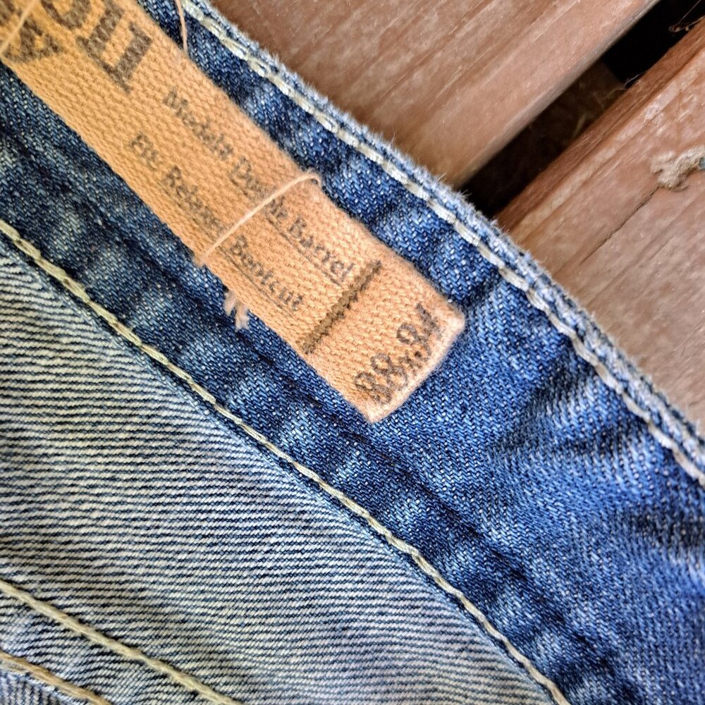 %Rock & Roll Cowboy Jeans Size 38x29 Altered Men / J3 - Picture 7 of 9